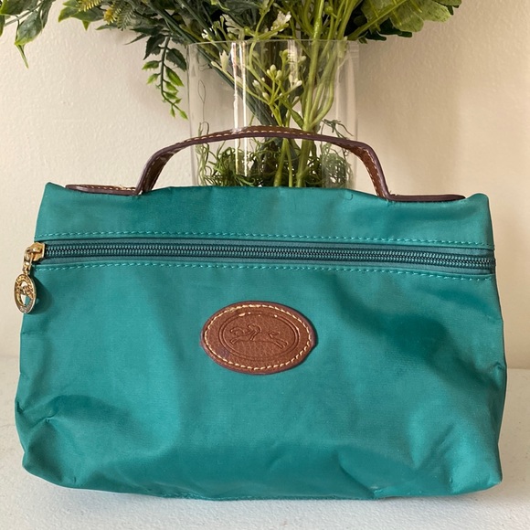 Longchamp Bags Vintage Longchamp Cosmetic Pouch Bag With Handle